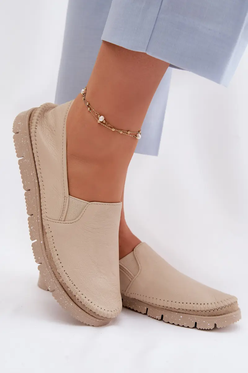 Dámské kožené slip-on boty Maciejka