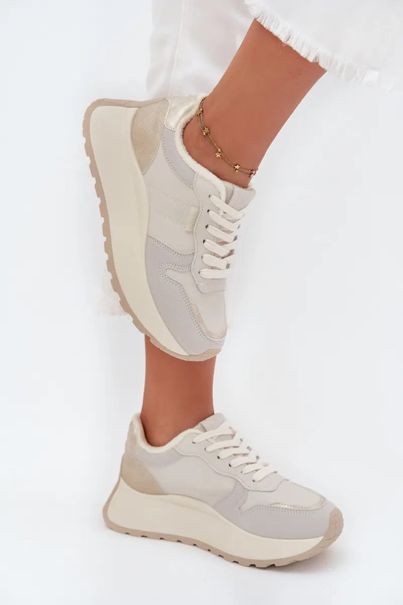 BIG STAR SHOES Zateplené dámské sneakersy na platformě Big Star