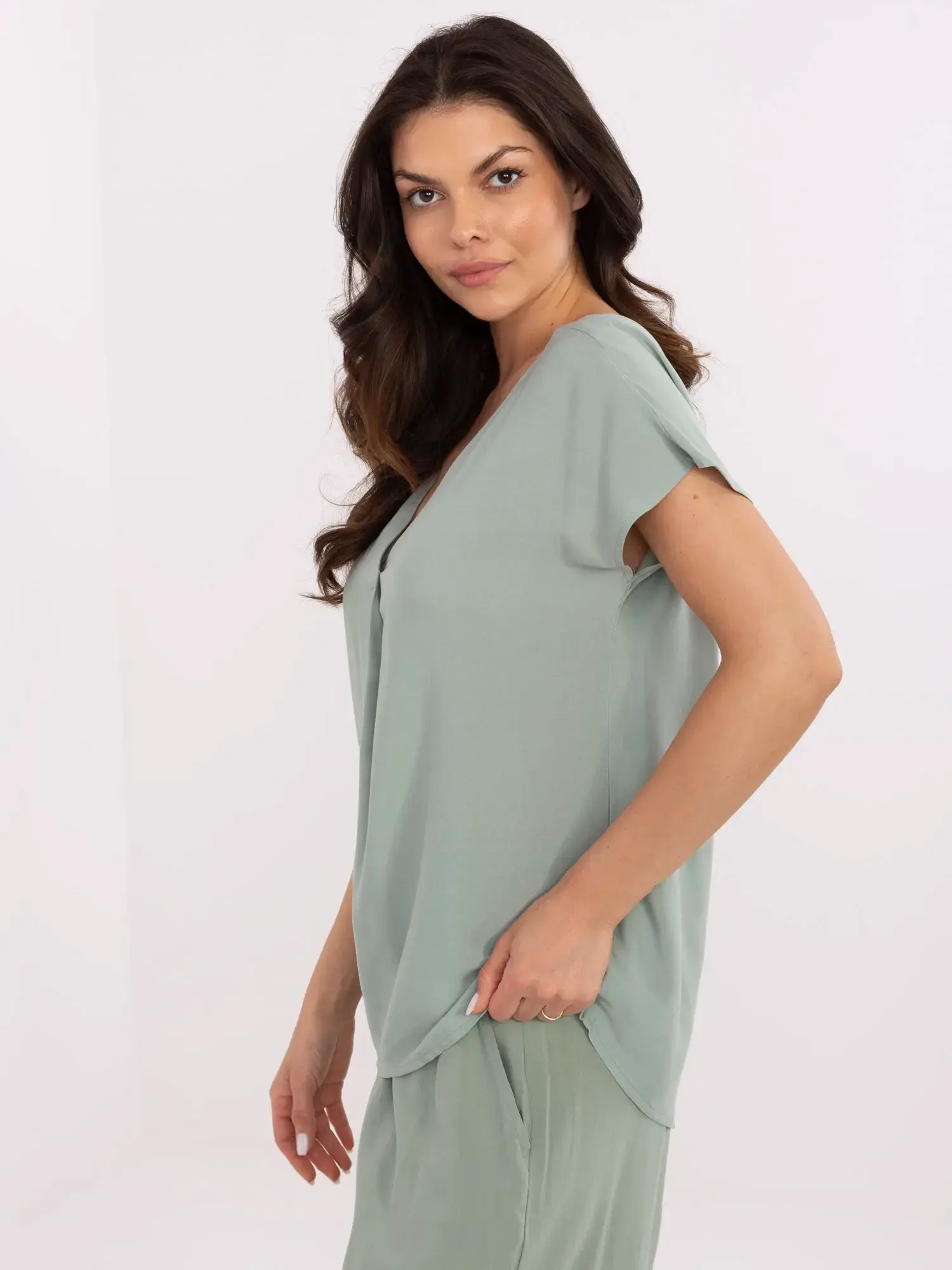 Blouse-D73761M11171B-pistachio