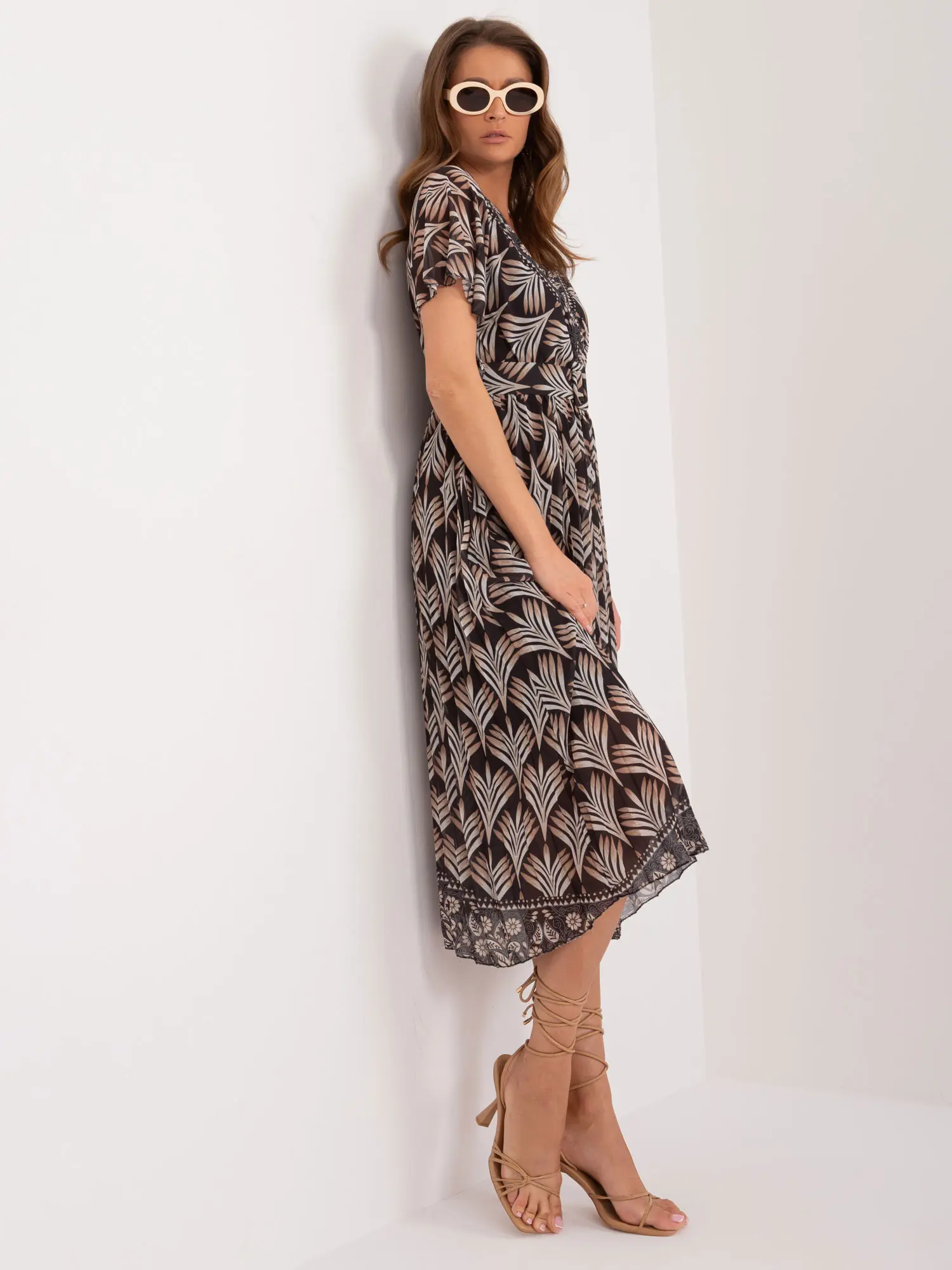 Dress-DHJ-SK-11331-7.71-black-beige