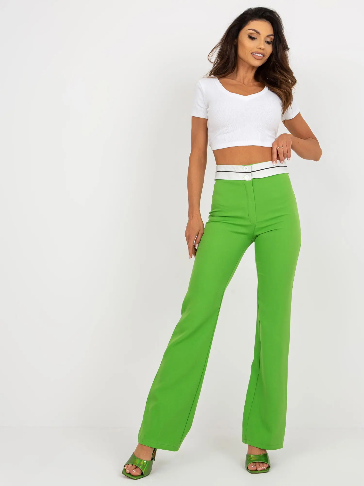 Pants-DHJ-SP-6971.32-light green