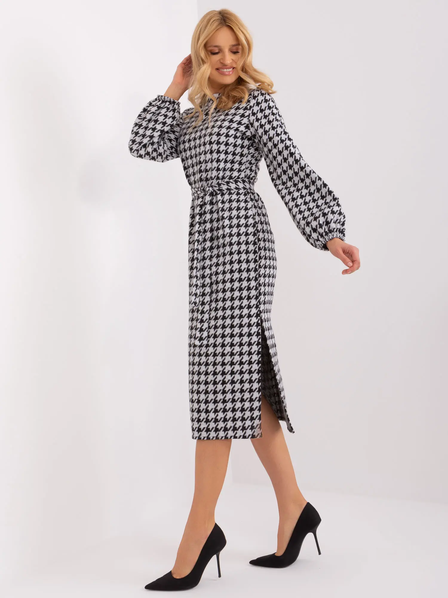 Dress-LK-SK-509516.04-white-black