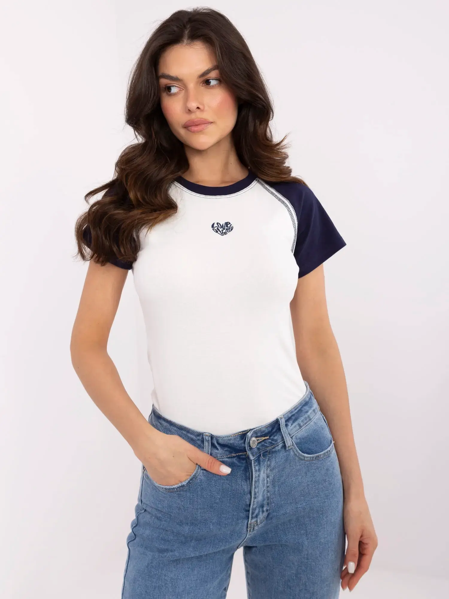 T-shirt-NM-TS-V7940.17-white-navy blue