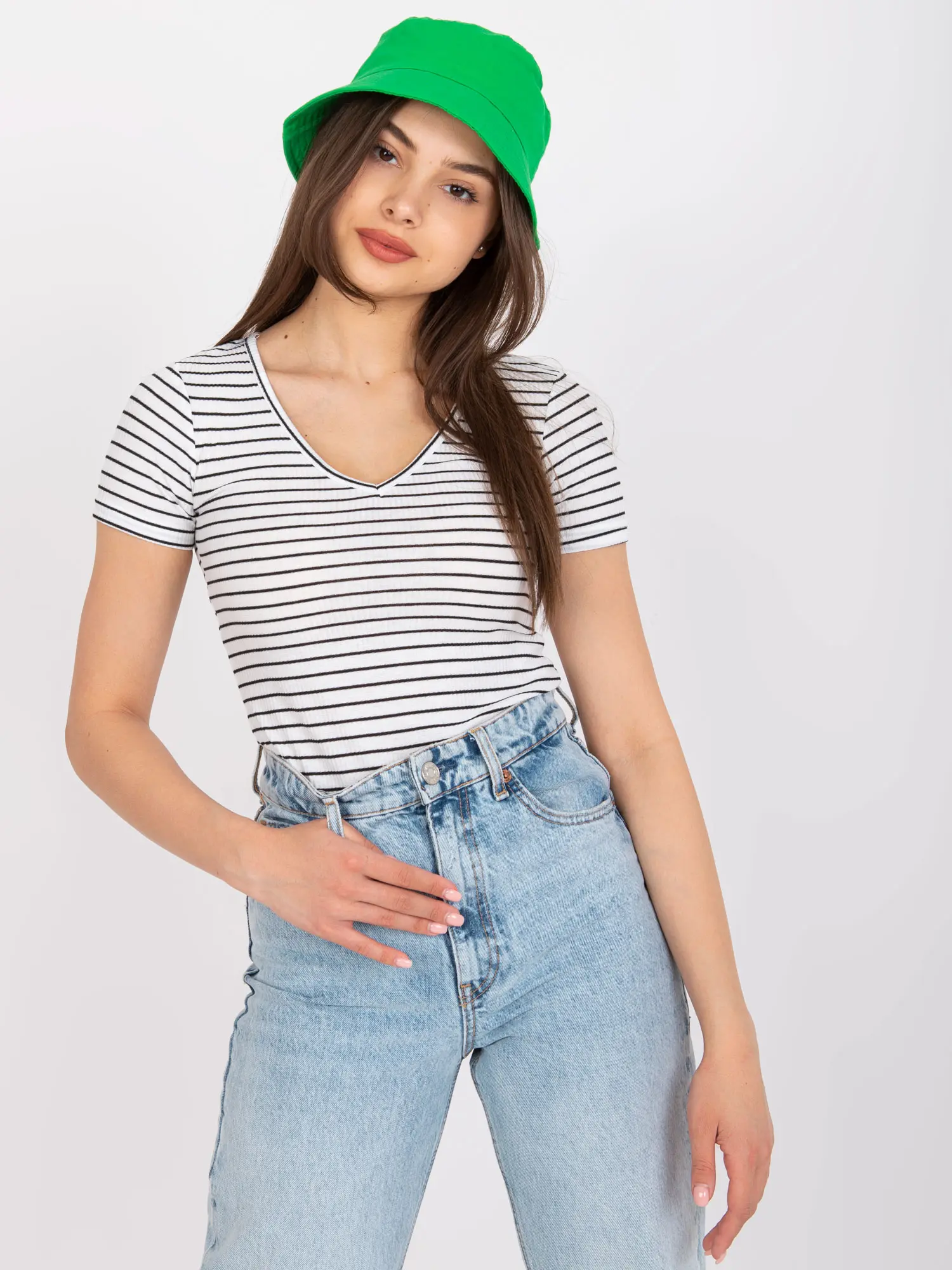 Blouse-TW-BZ-BL-005.39X-white-black