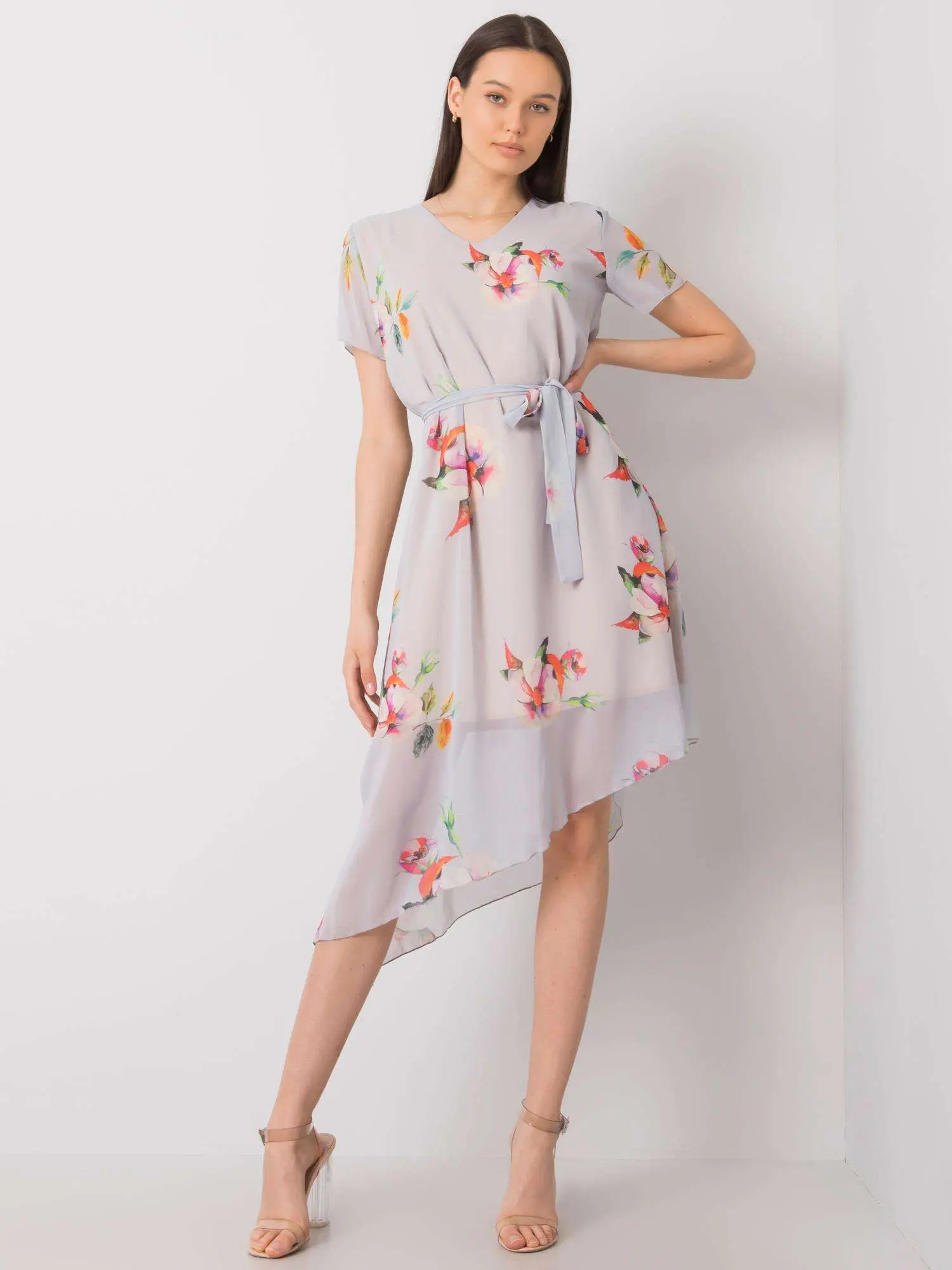 Dress-LK-SK-507634.75P-light gray