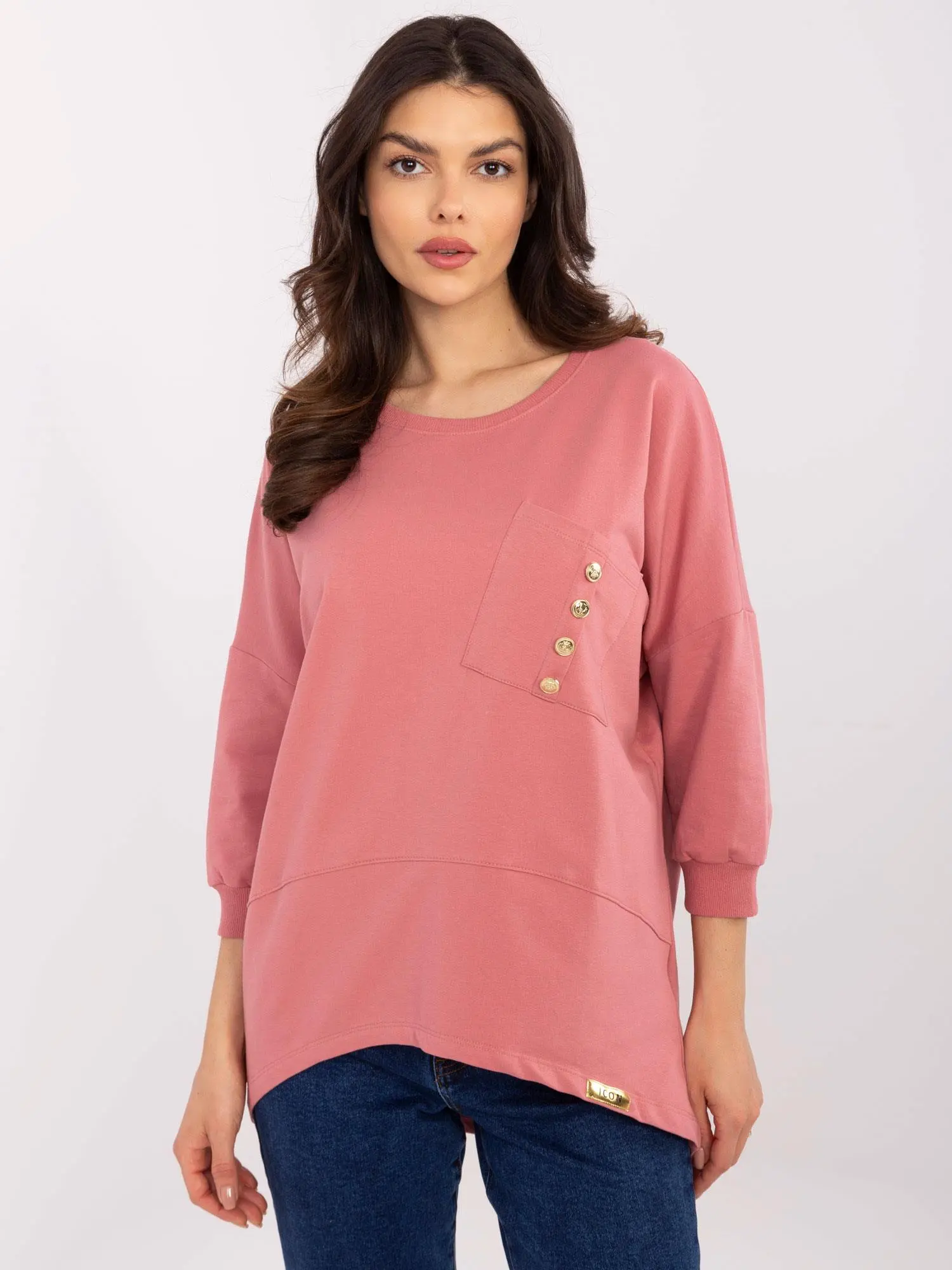 Blouse-CLM-BZ-1263.49-dark pink