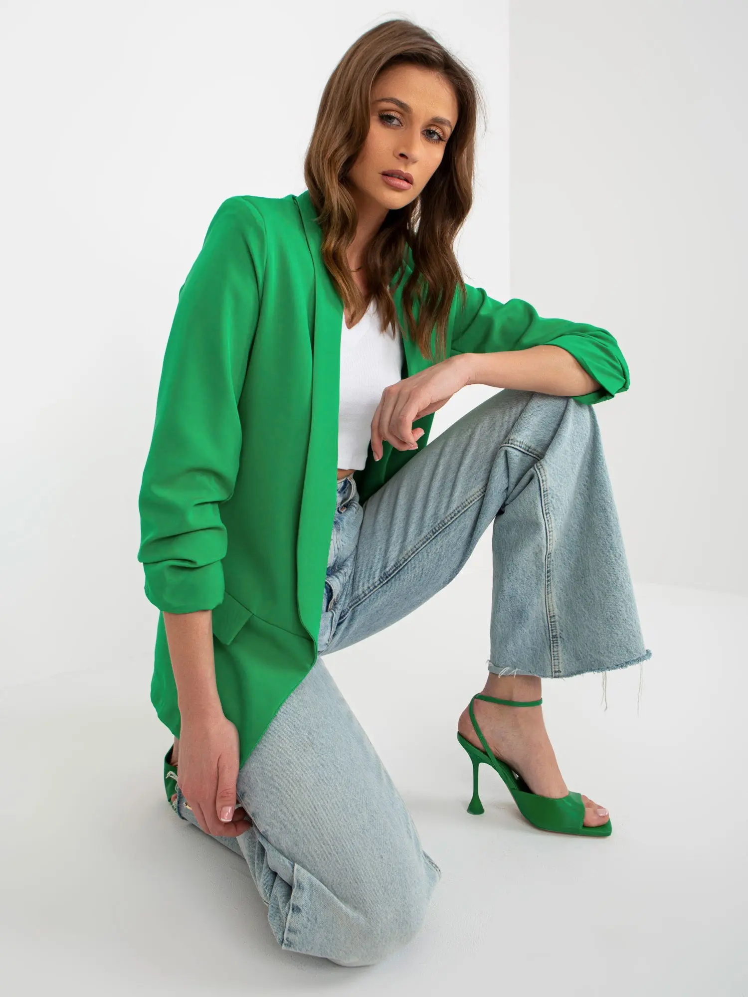 Blazer-DHJ-MA-7684.15P-Light Green