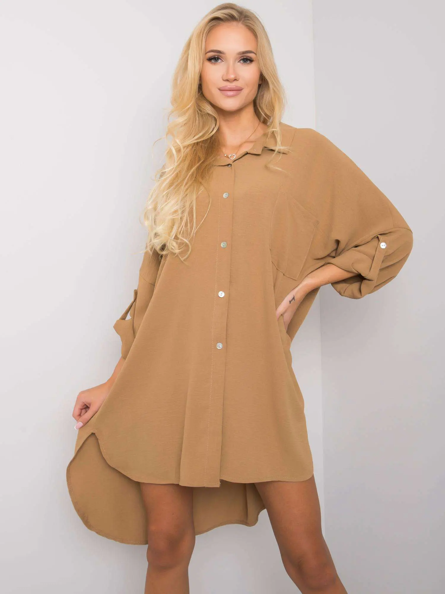 Dress-DHJ-SK-13938.02P-dark beige