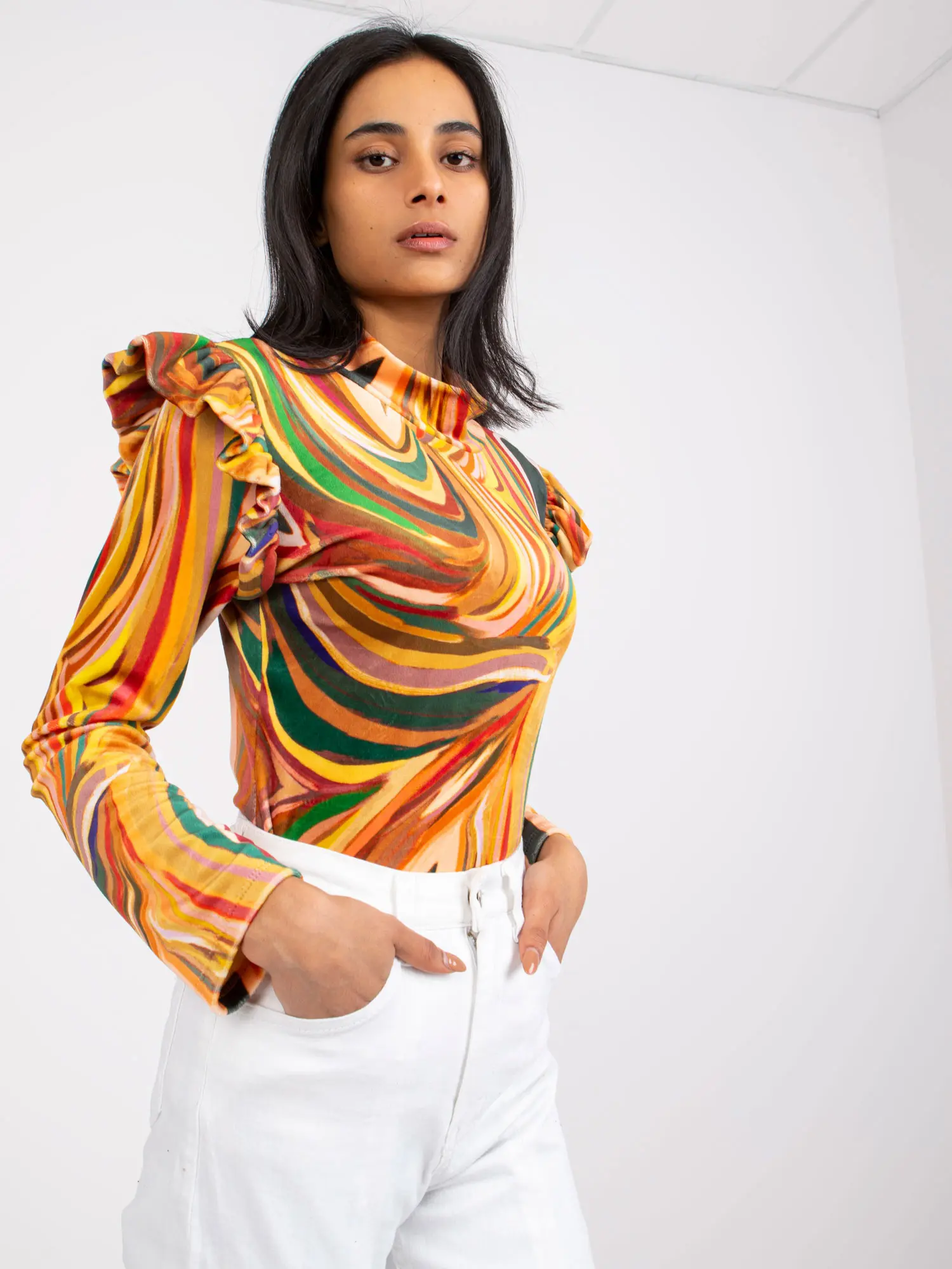 Blouse-DHJ-BZ-6533C.90-dark yellow