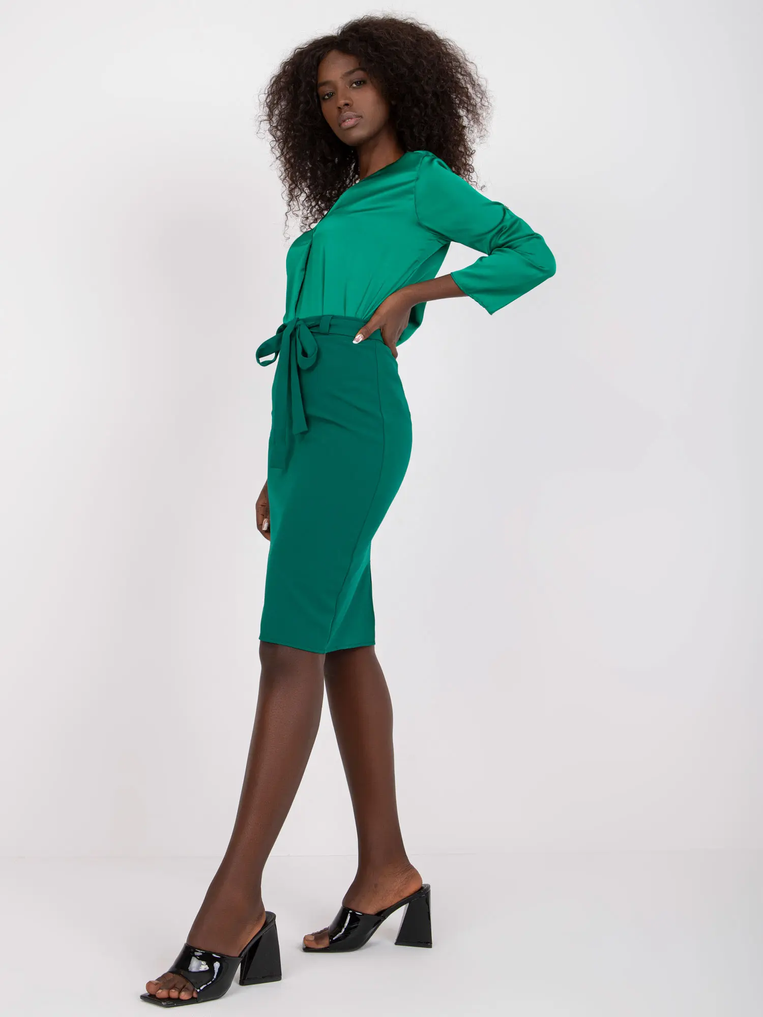 Skirt-LK-SD-506632.32P-dark green