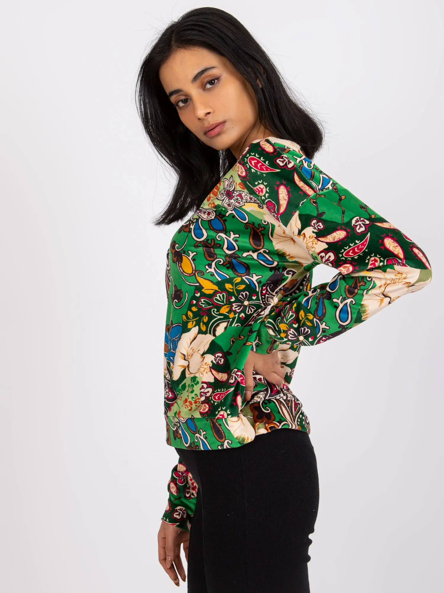 Blouse-DHJ-BZ-6550-3.14P-green