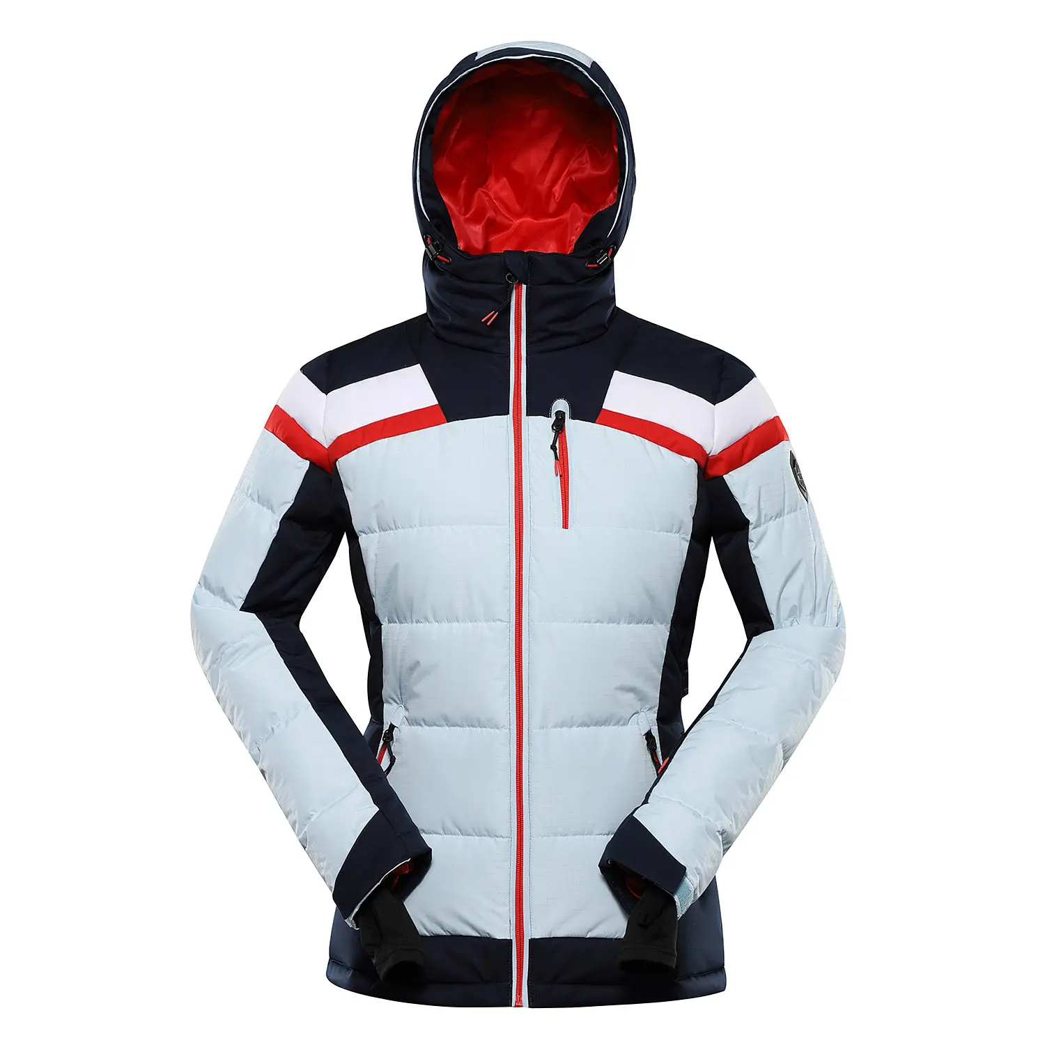 Dámská péřová lyžařská bunda s membránou ptx ALPINE PRO FERERA nantucket breeze