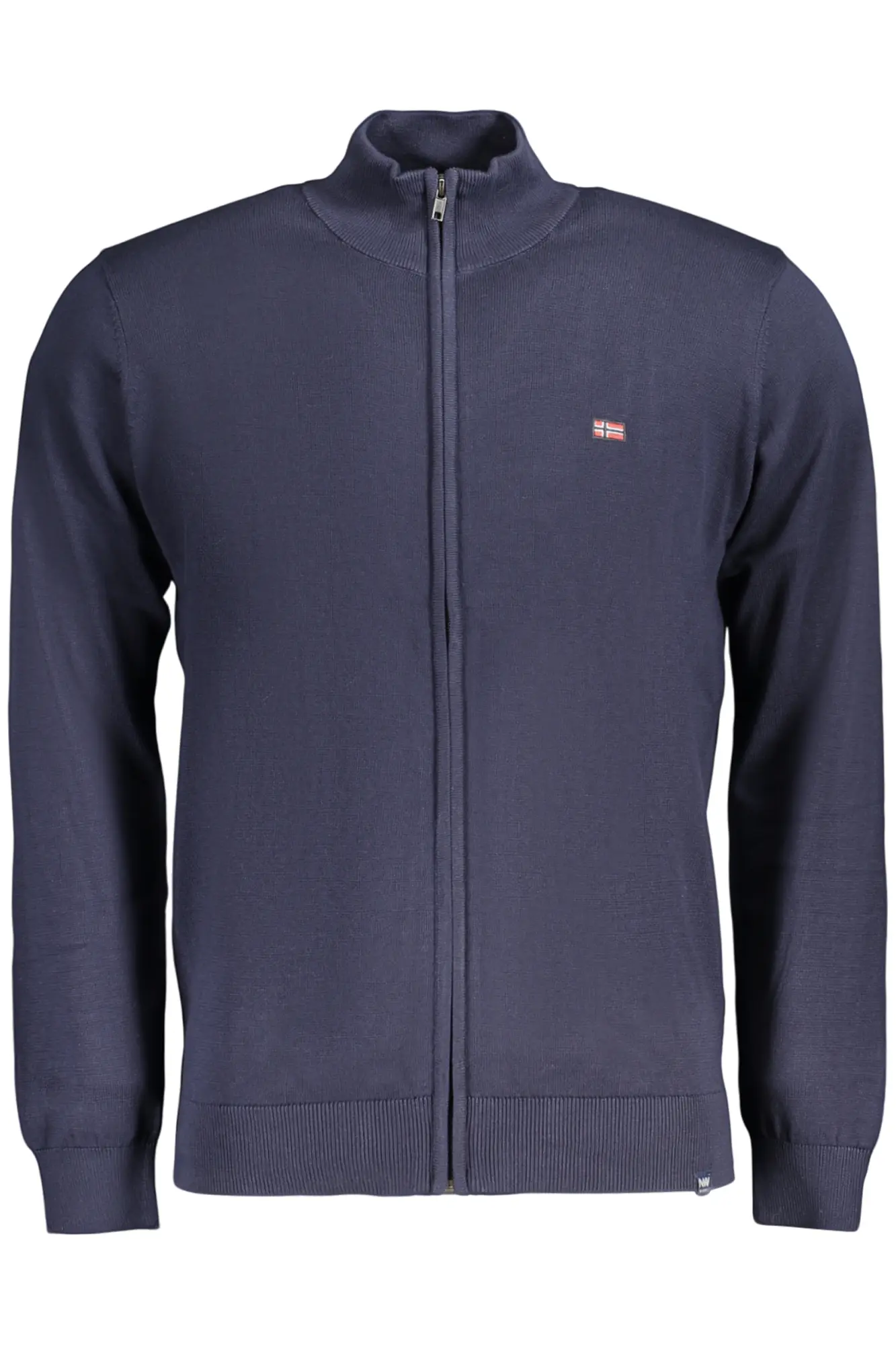 Modrý pánský cardigan