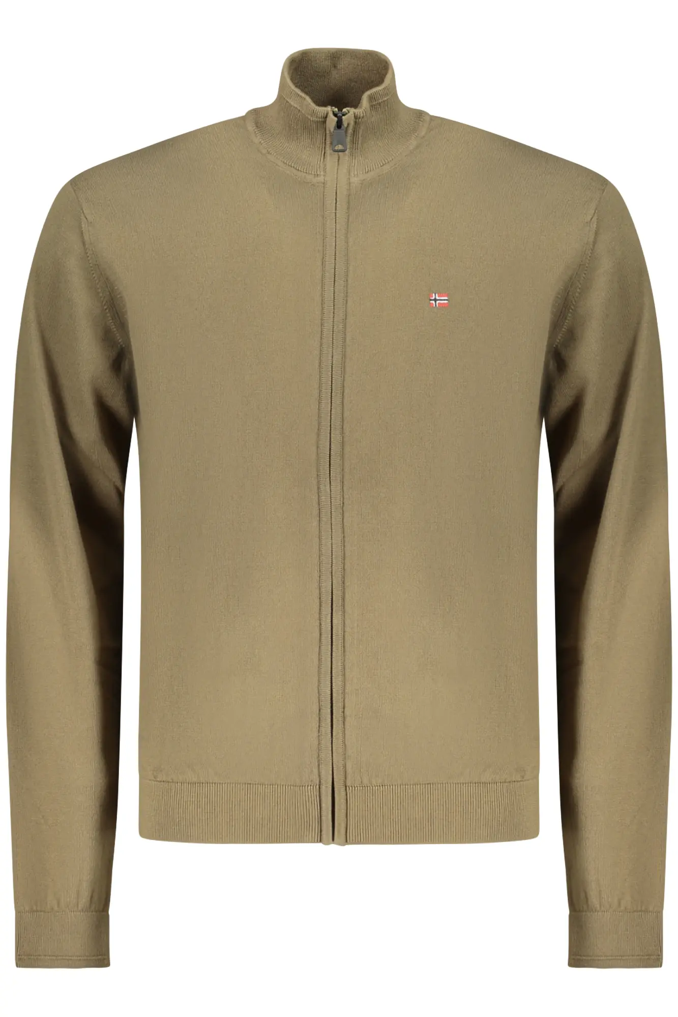 Pánský zelený cardigan NAPAPIJRI