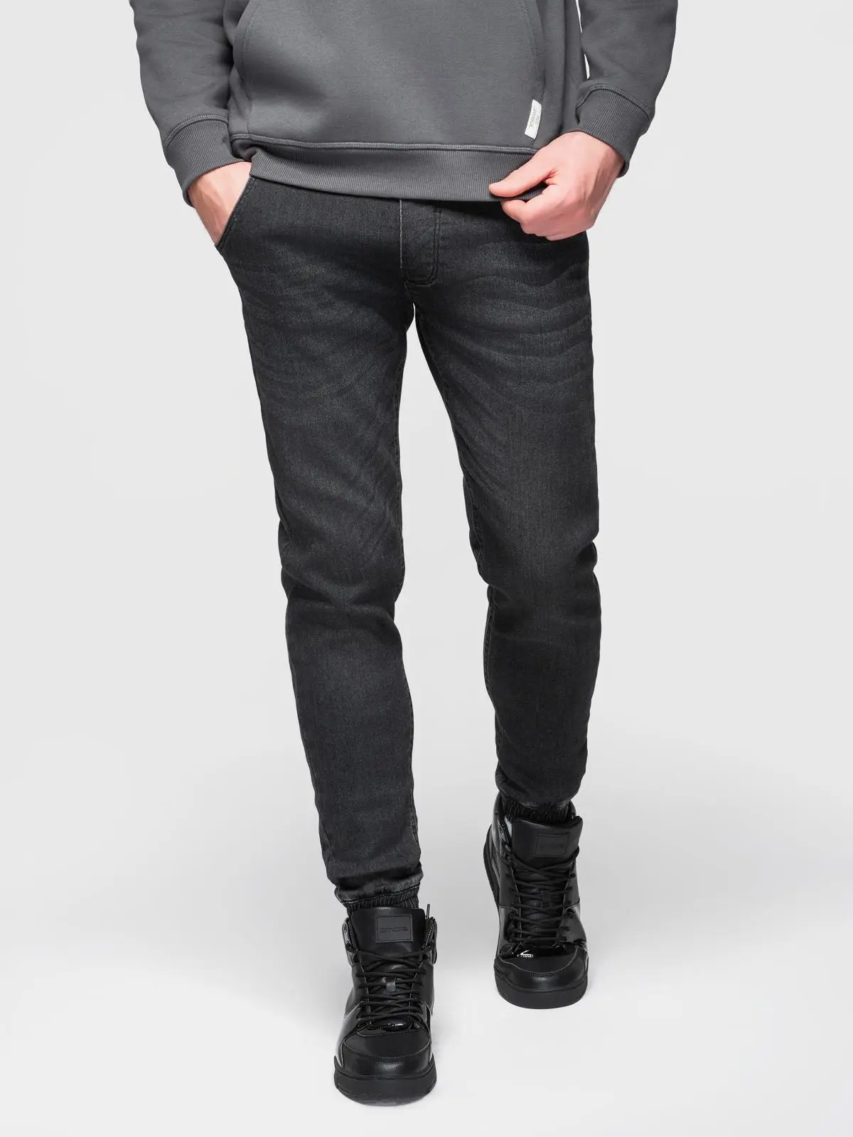 Pánské denimové jogger kalhoty Ombre