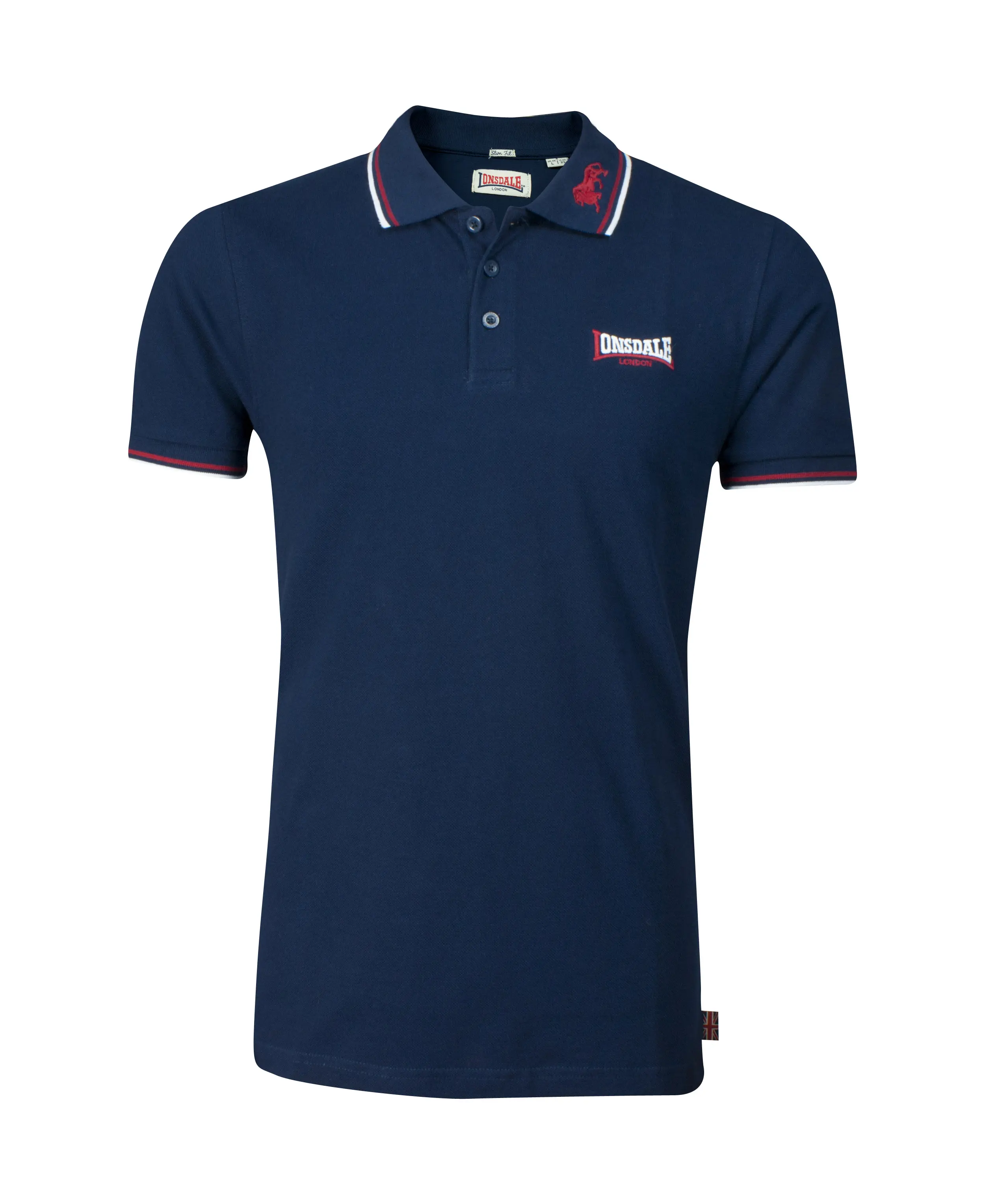 Pánské tričko s límcem Lonsdale Slim Fit