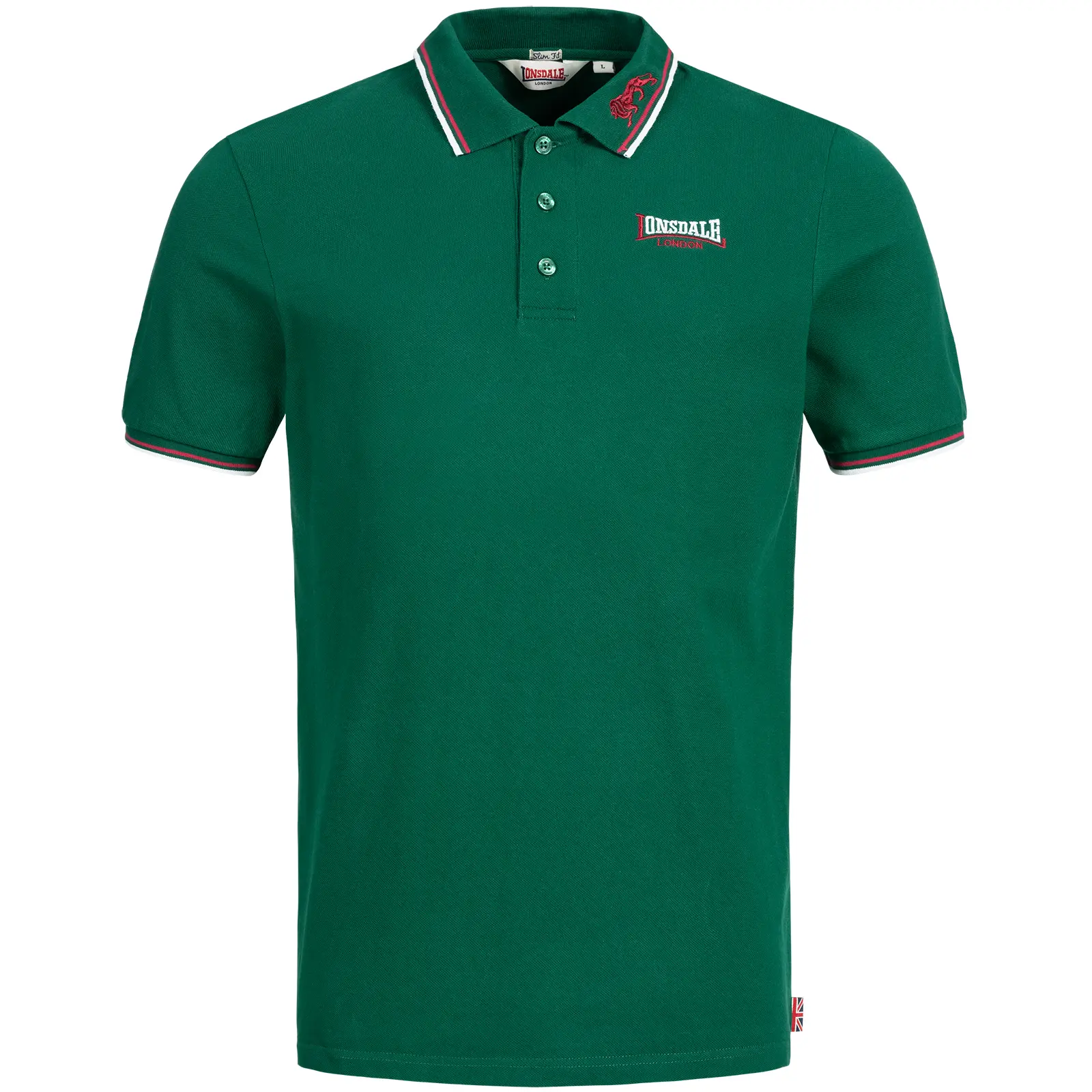 Pánské tričko s límcem Lonsdale Slim Fit