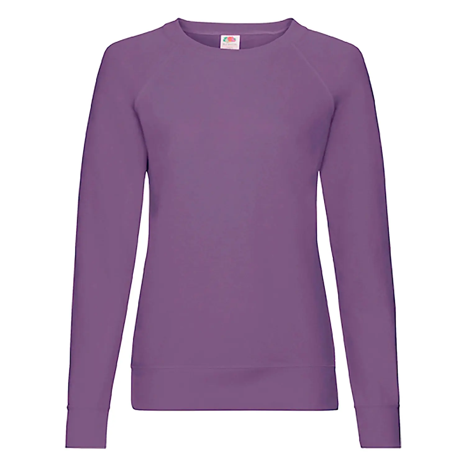 Purple sweatshirt classic light Fruit of the Loom