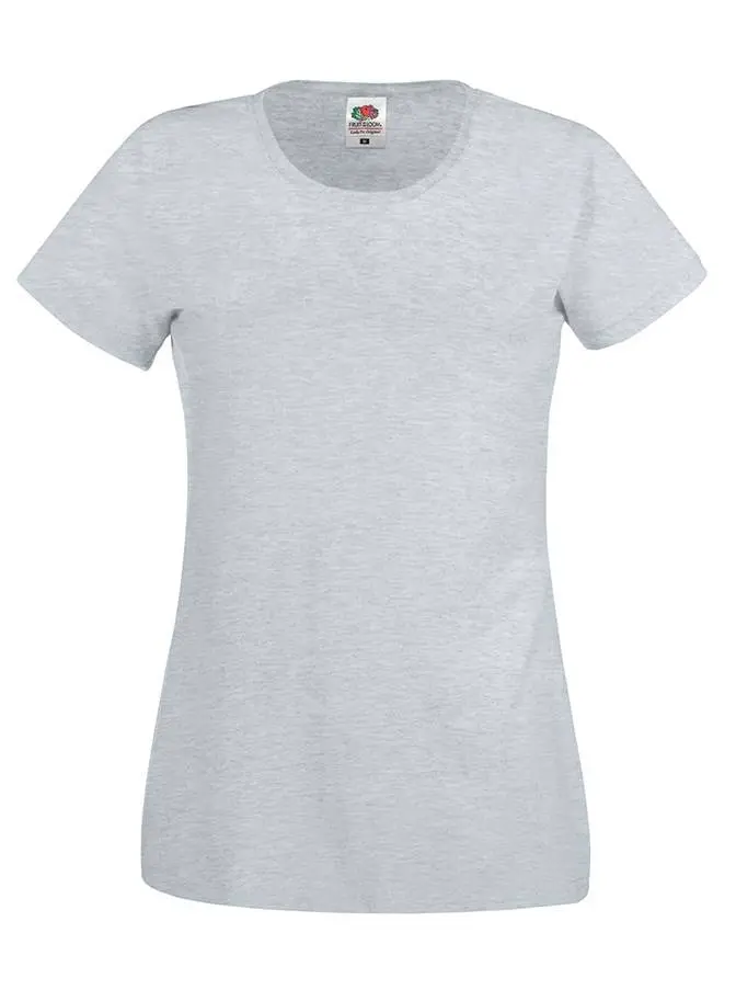 Grey Lady fit T-shirt Original Fruit of the Loom