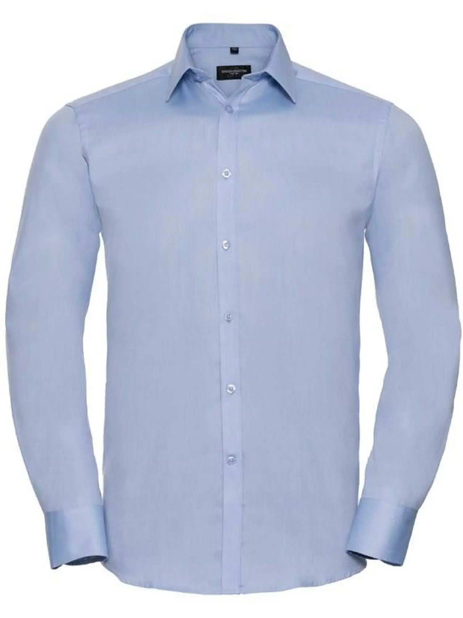 Men's Long Sleeve Herringbone Shirt Russell
