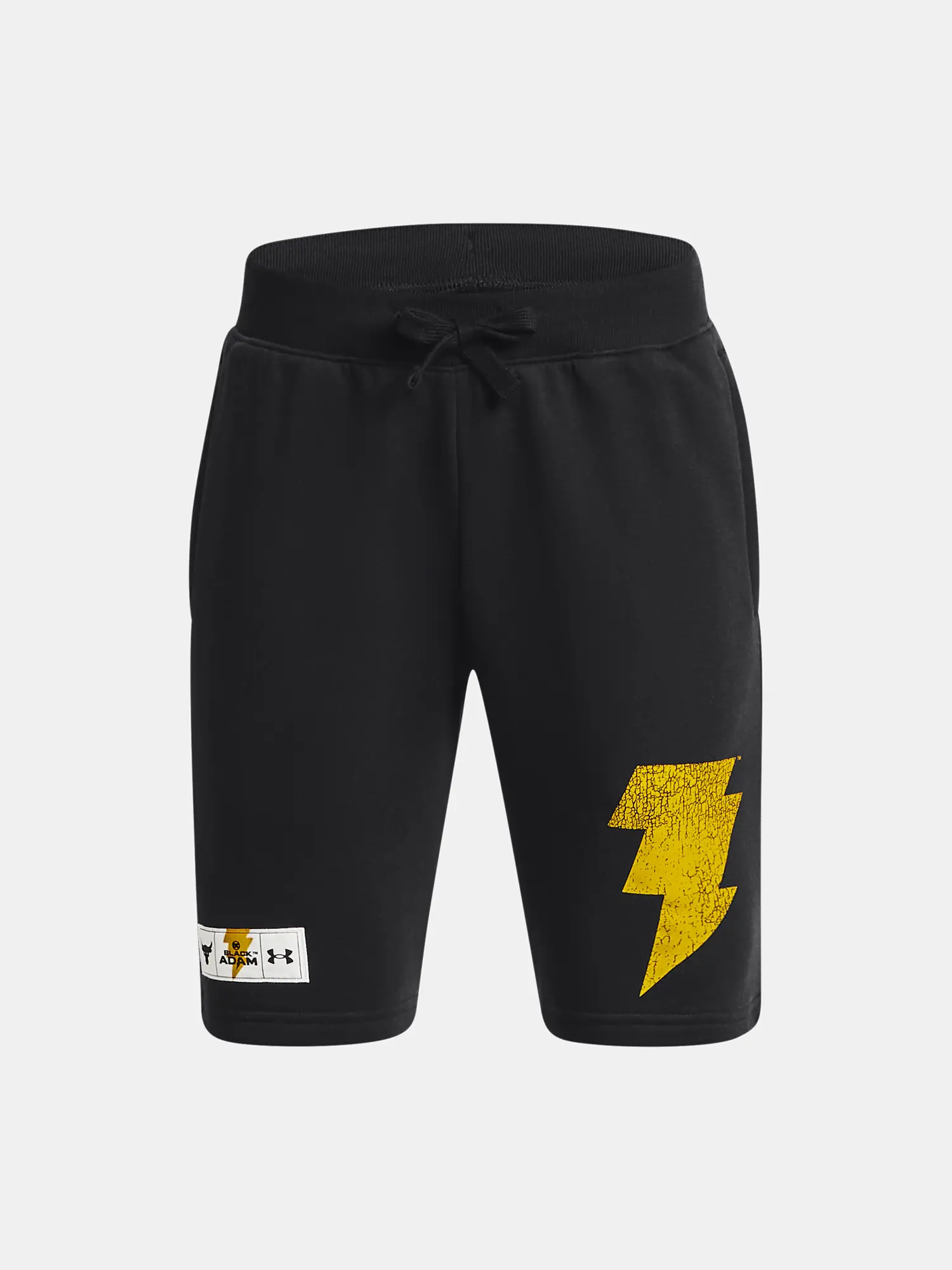 Černé klučičí kraťasy Under Armour Pjt Rock BA Rvl Terry Short