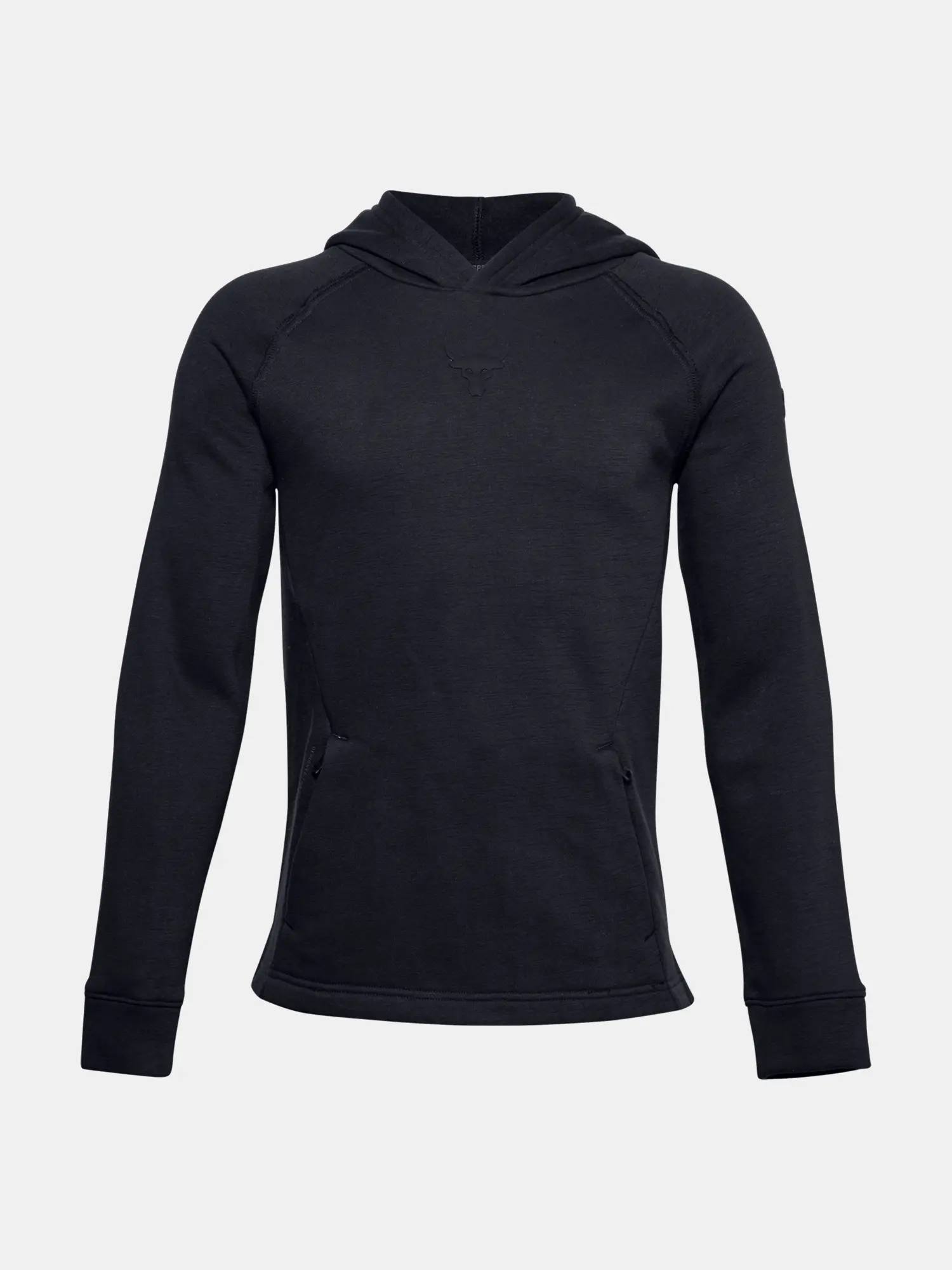 Černá klučičí mikina Under Armour PJT ROCK CC FLEECE HOODIE