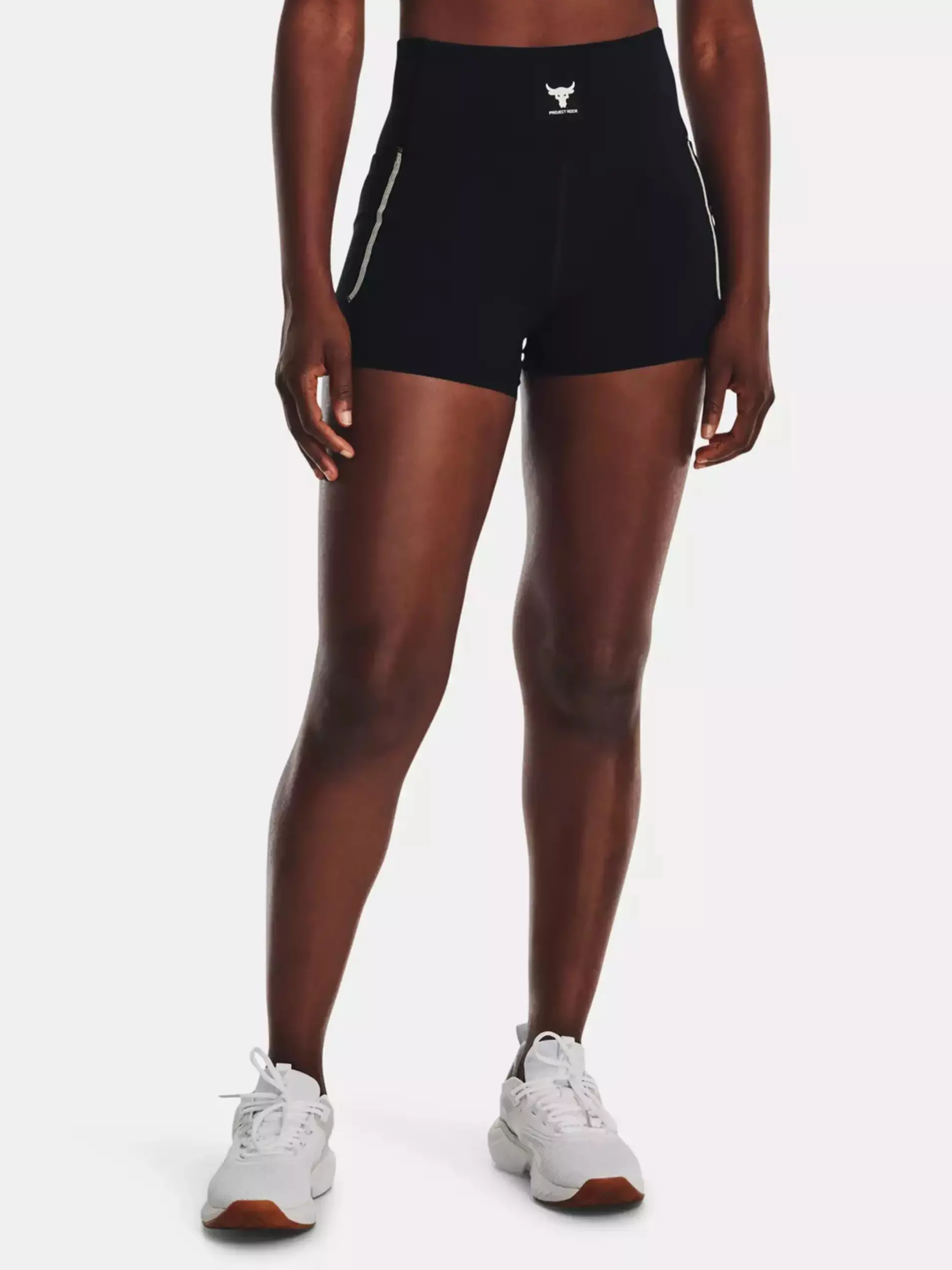 Sportovní legíny Under Armour Pjt Rock Meridian černé