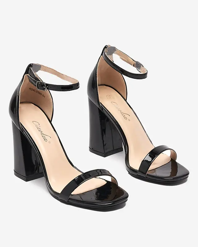 Resti Black women's sandals on the post by Whopso - Footwear