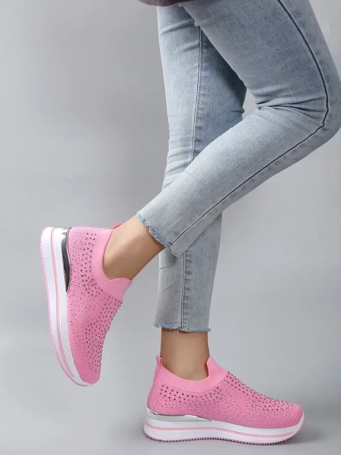 Resti Women's slip-on sports shoes with rhinestones Ceromie