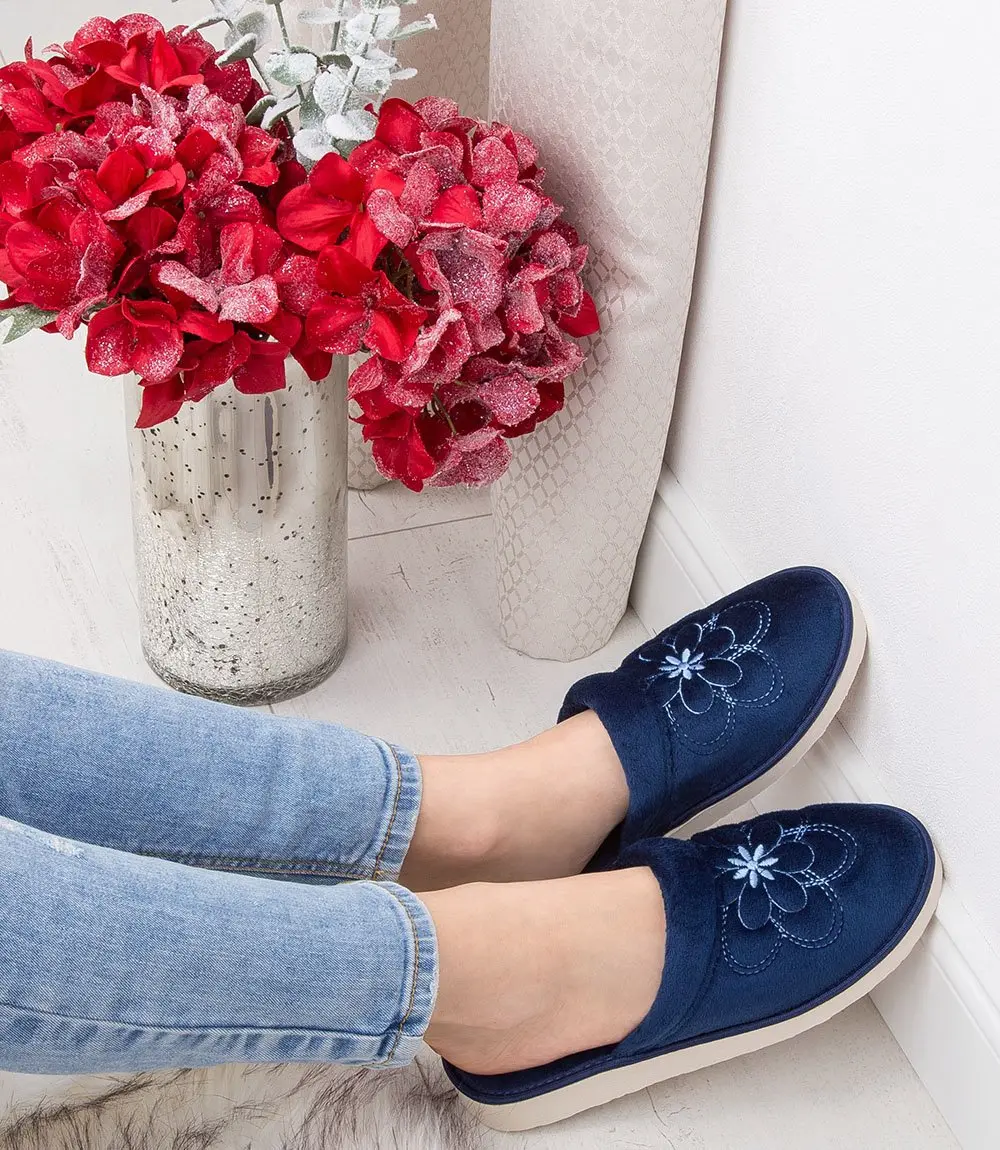 Dámské pantofle Natural Style Navy Blue