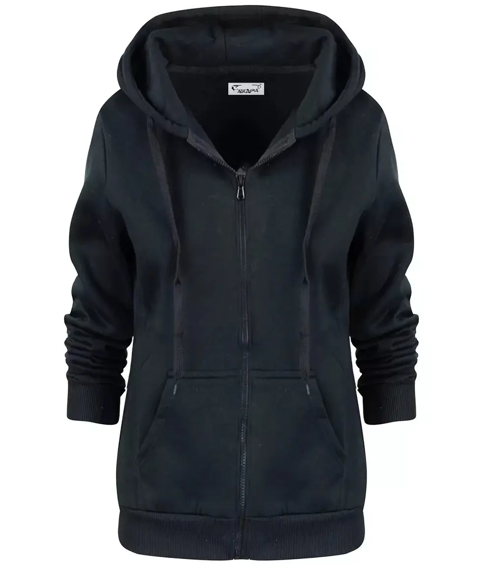 Pri Unzipped kangaroo sweatshirt with hood SELENA