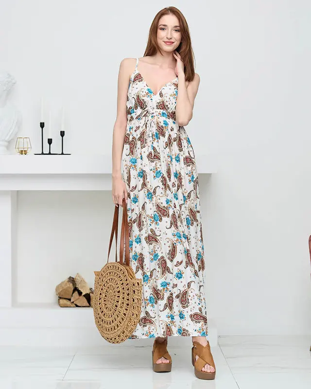 Resti Women's airy white maxi dress - Clothing