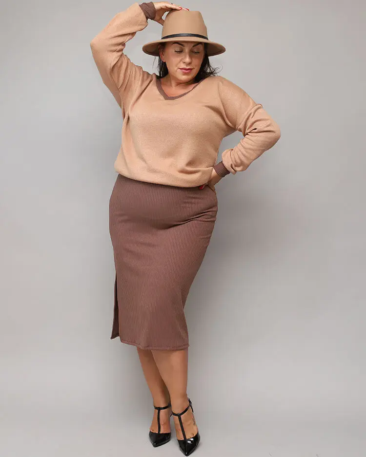 Resti Casual women's set in brown