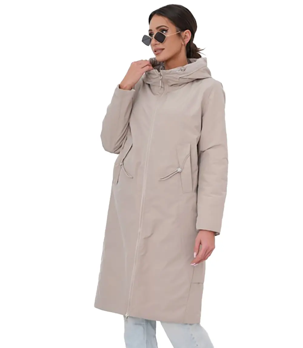 Fashionable women's oversize coat - reversible, for spring and autumn ELIZA