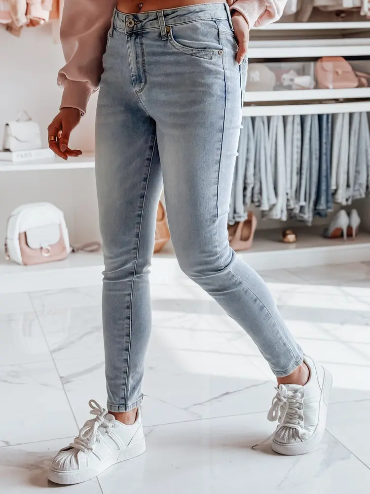 Dámské džíny ZIPSKINS Dstreet UY2385 Barva: Modrá - světle, Velikost: XS