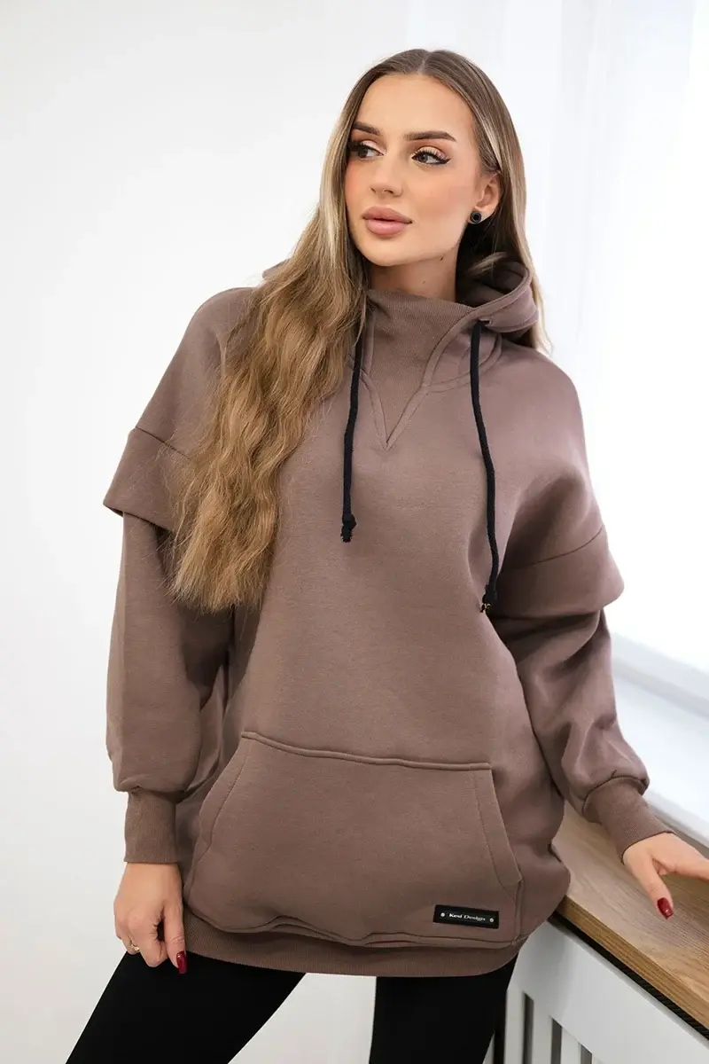 Kesi Dámská mikina Stand 69426 Barva: Hnědá, Velikost: UNI