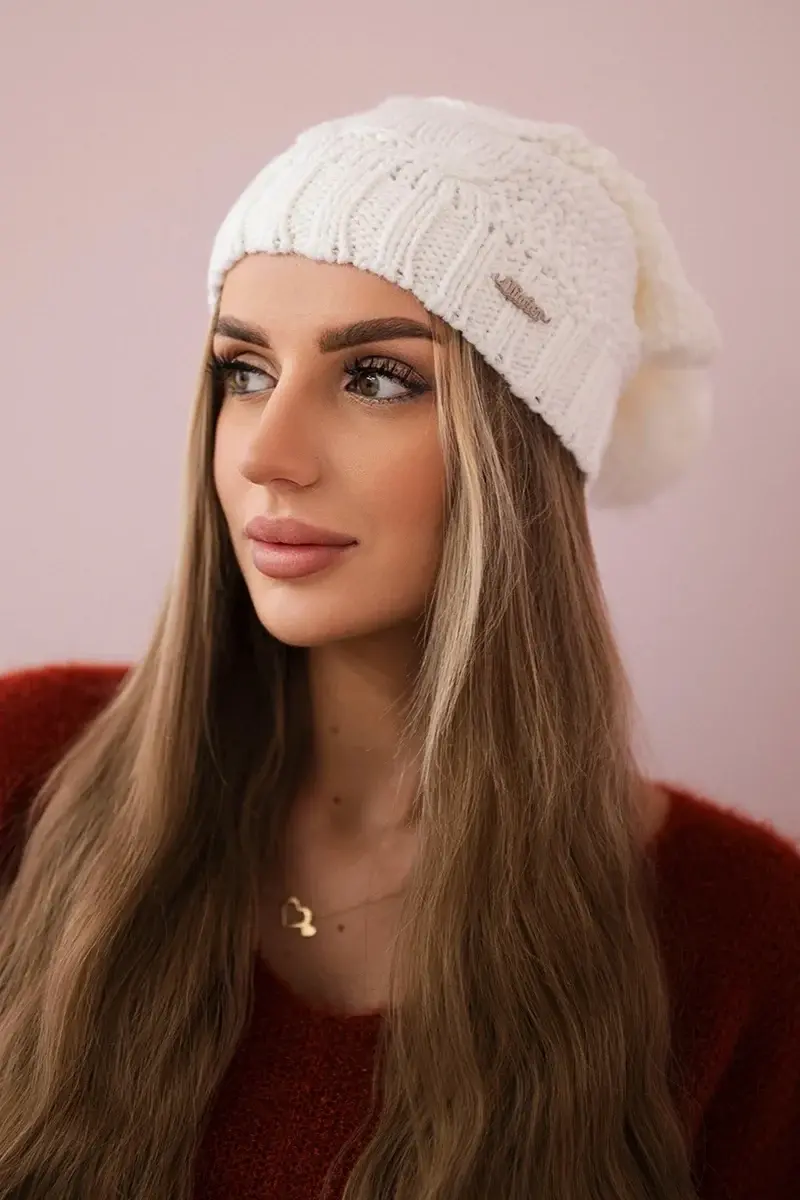 Kesi Fleecová čepice Sandra K210 bílá