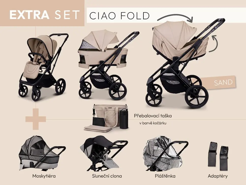 Moon CIAO FOLD extra set - SAND