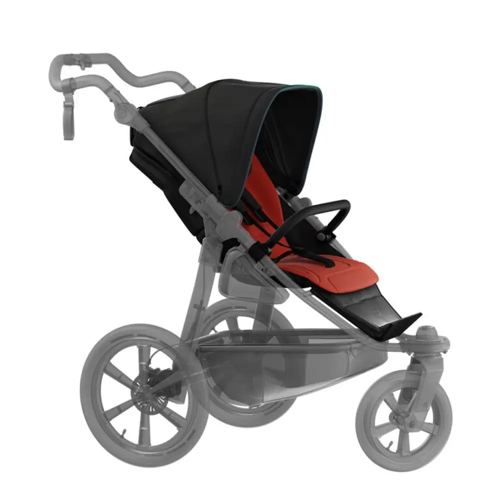TFK sportovní sedačka mono/pro anthracite with red highlights