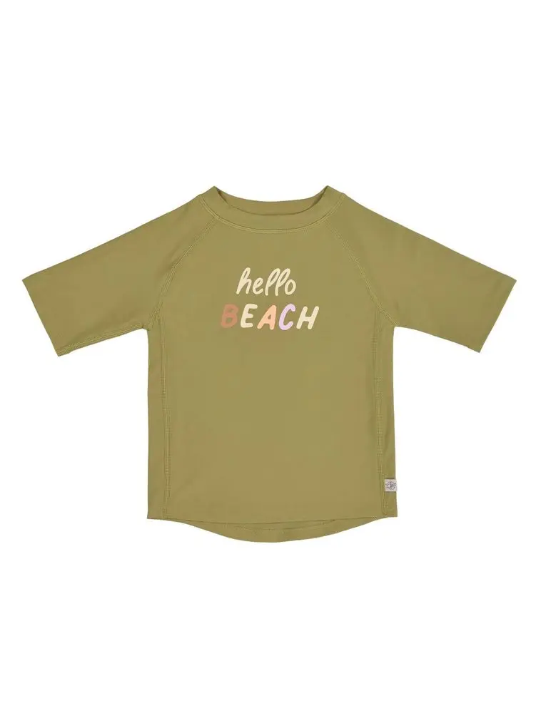 Lässig Splash Short Sleeve Rashguard hello beach moss 13-18m