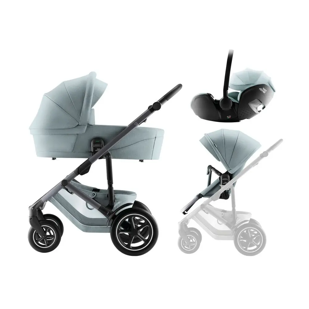 BRITAX-RÖMER Set kočárek Smile 5Z + hluboká korba + autosedačka Baby-Safe PRO Style