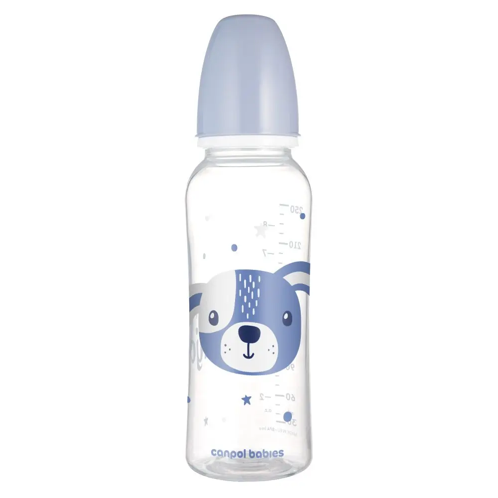 Canpol babies Lahev úzkohrdlá CUTE ANIMALS 250ml pejsek