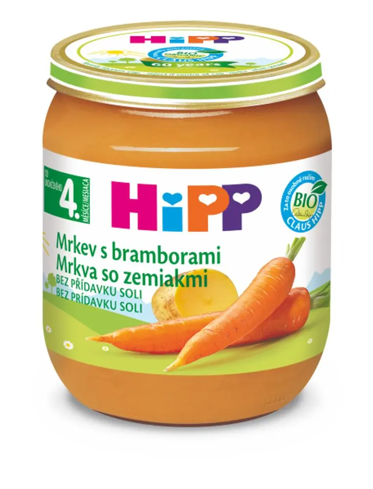 HiPP ZELENINA BIO Mrkev s bramborami 125g