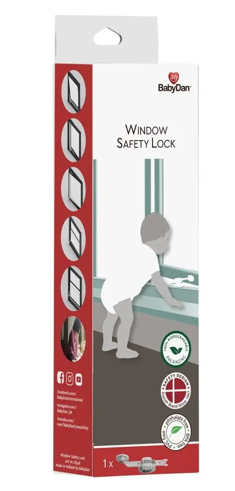 BabyDan zajištění okna Window Safety Lock, BIO