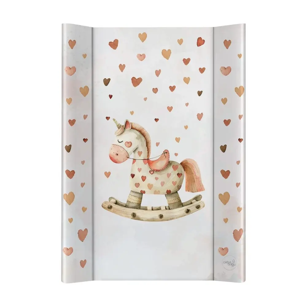 CEBA BABY Přebalovací podložka 2-hranná s pevnou deskou (50x70) Ultra Light Rocking Horse