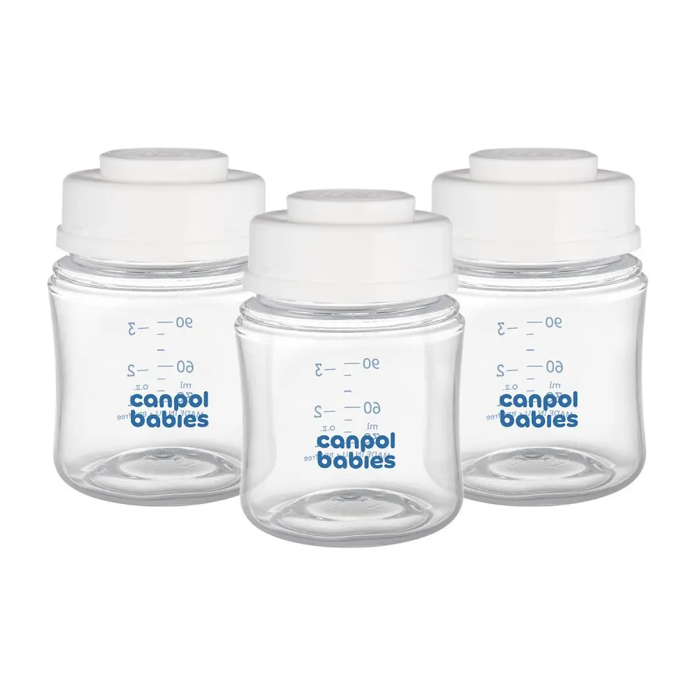 Canpol babies Sada lahví na skladování mléka 3x120ml