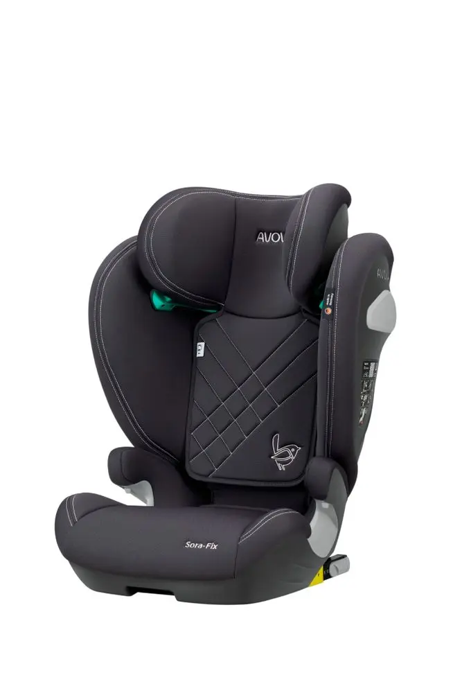 Autosedačka Avova Sora-Fix 2023 Koala Grey, 100-150 cm
