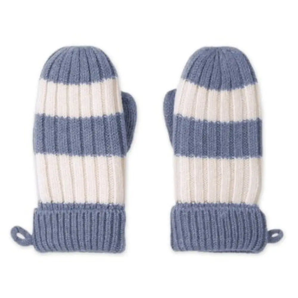 LODGER Rukavice Stripe Merino Stone vel. 1 - 2 roky