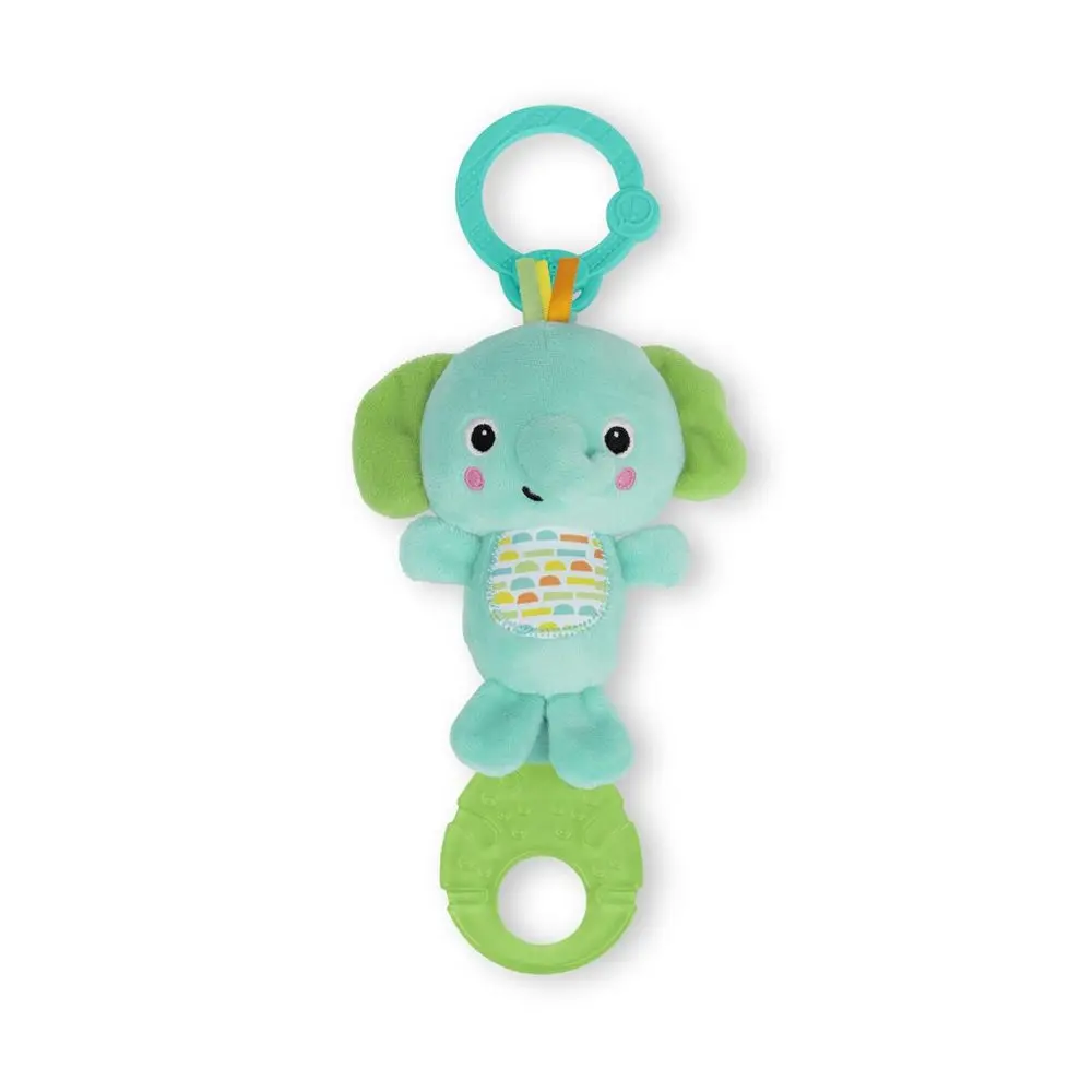 Bright Starts Hračka s melodií na C kroužku Tug Tunes™ 0m+ - slon