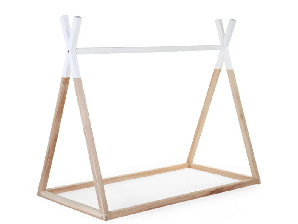 Childhome Postel Tipi stan konstrukce Natural White 70x140cm
